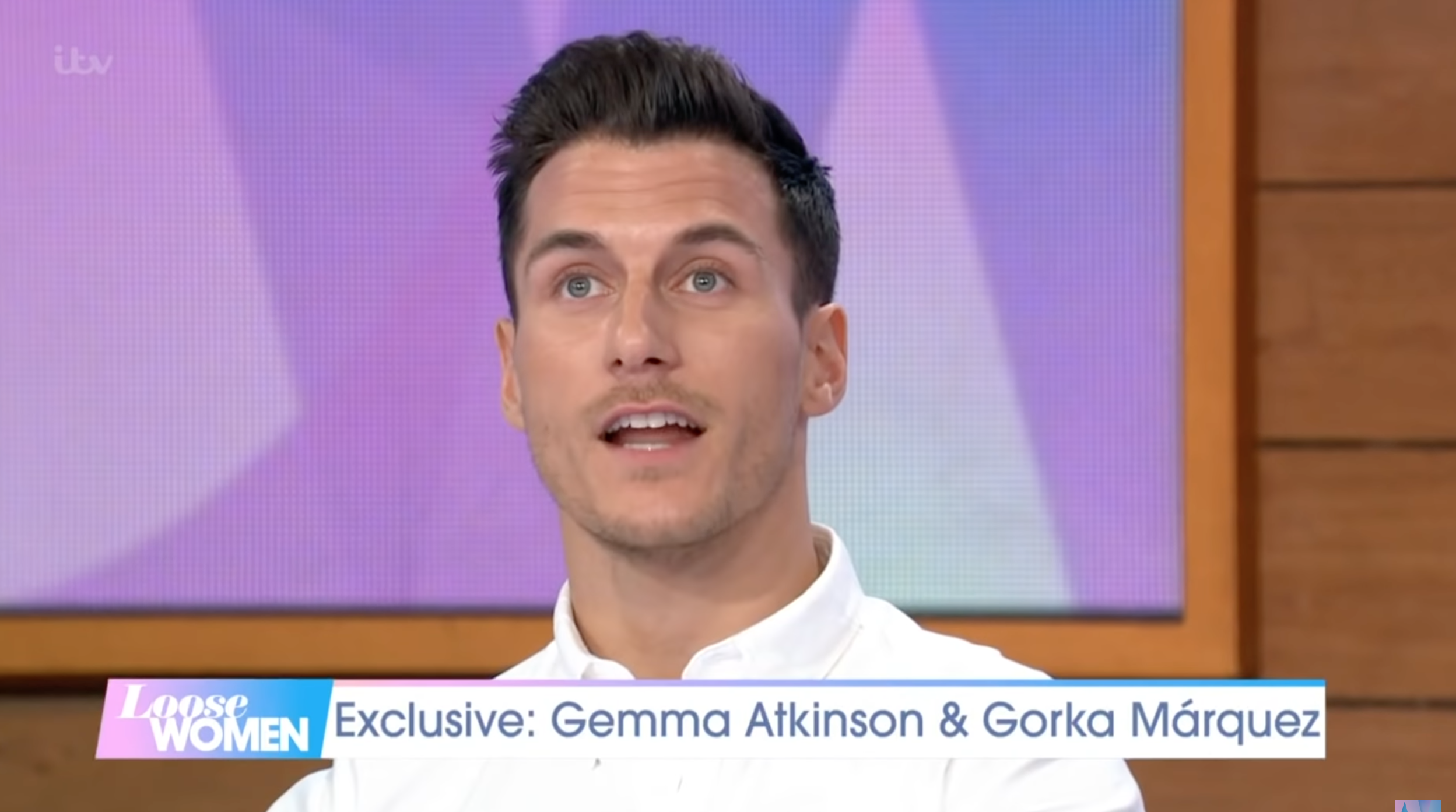 Gorka Marquez being interviewed