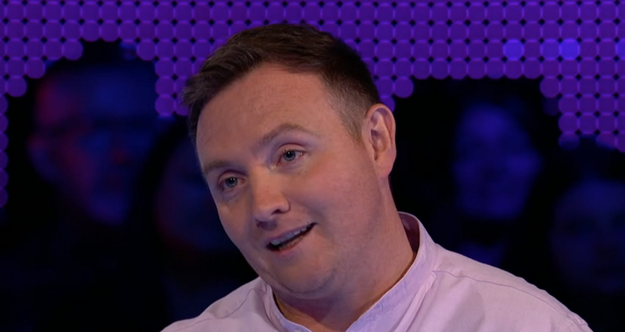 Limitless Win contestant Michael welling up