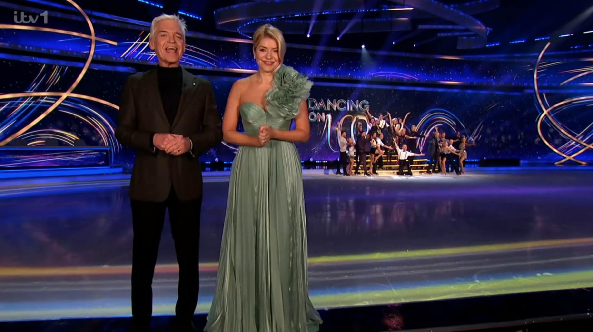Holly Willoughby and Phillip Schofield on Dancing On Ice