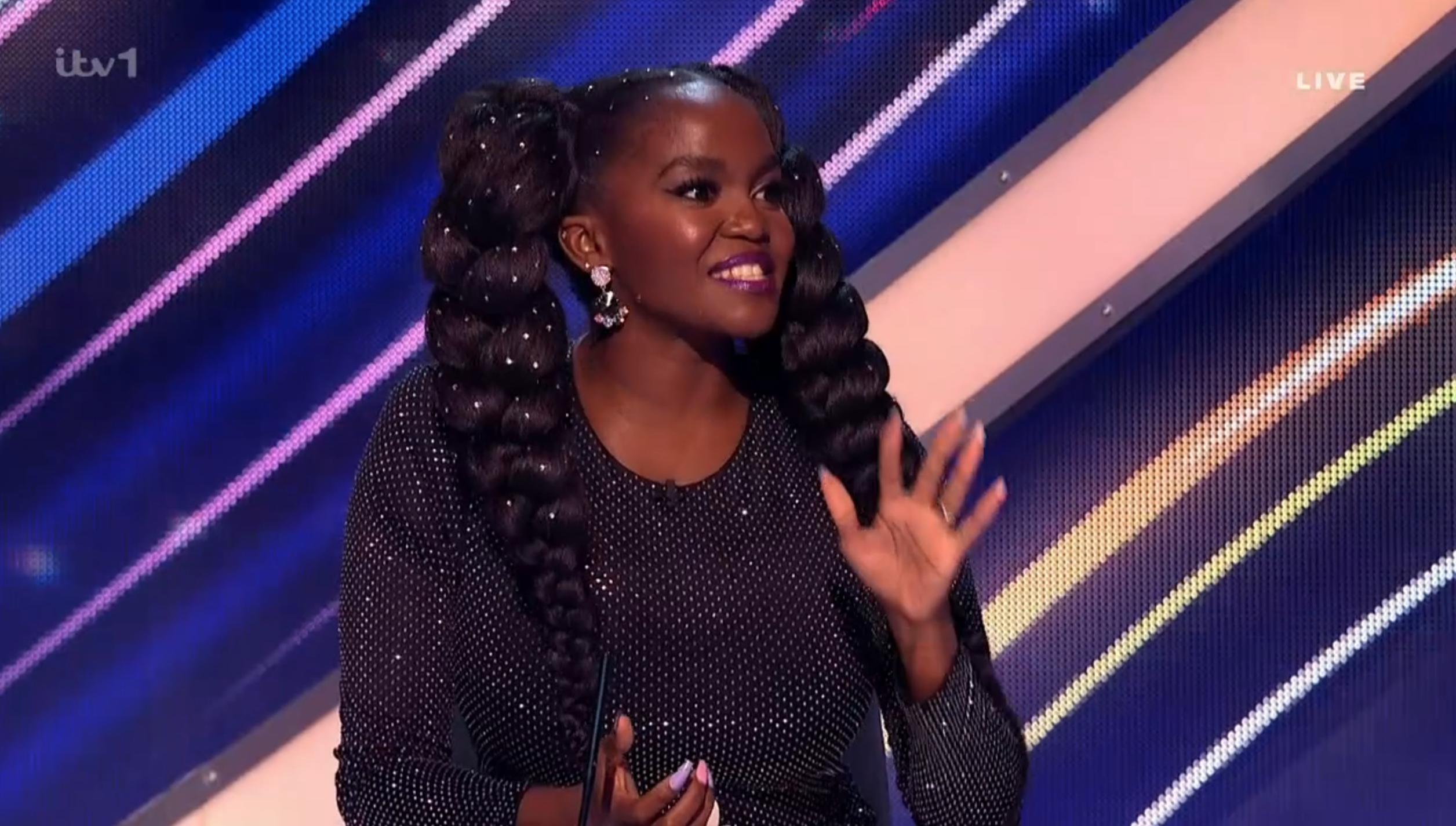Oti Mabuse on the Dancing On Ice judging panel