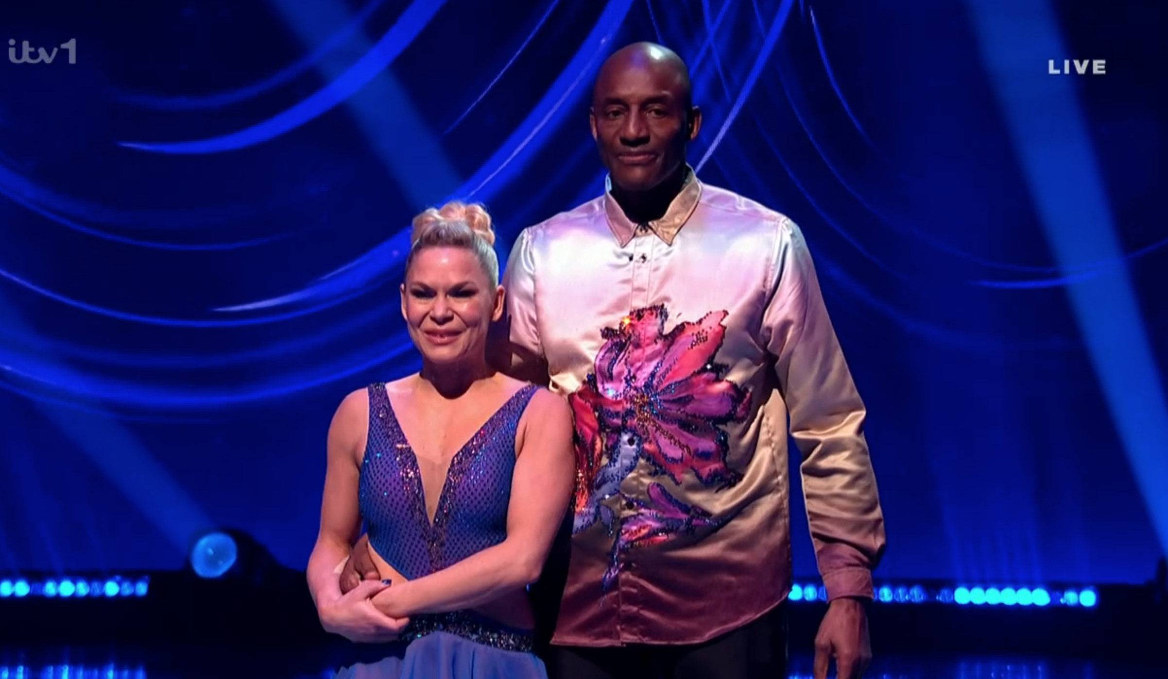 John Fashanu in the skate-off