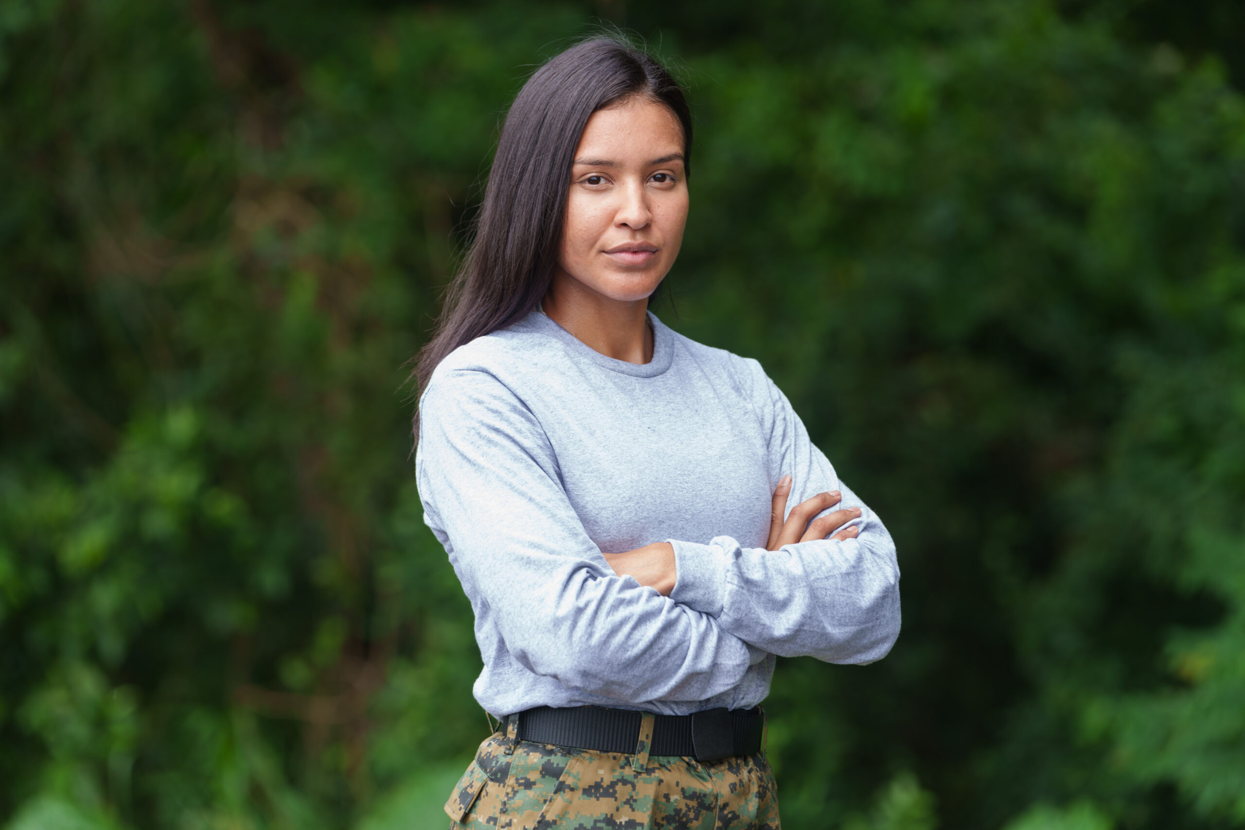 Hilary smiles in SAS: Who Dares Wins Jungle Hell