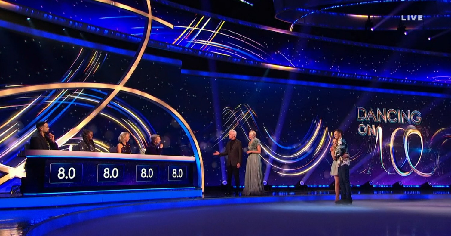 Dancing On Ice judges give scores to Carley