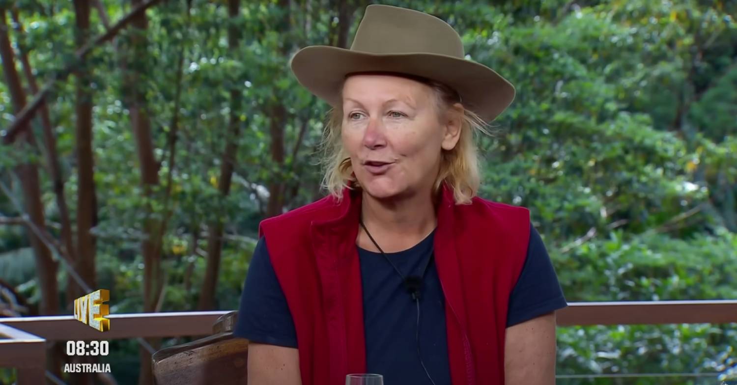 Sue Cleaver departs the jungle