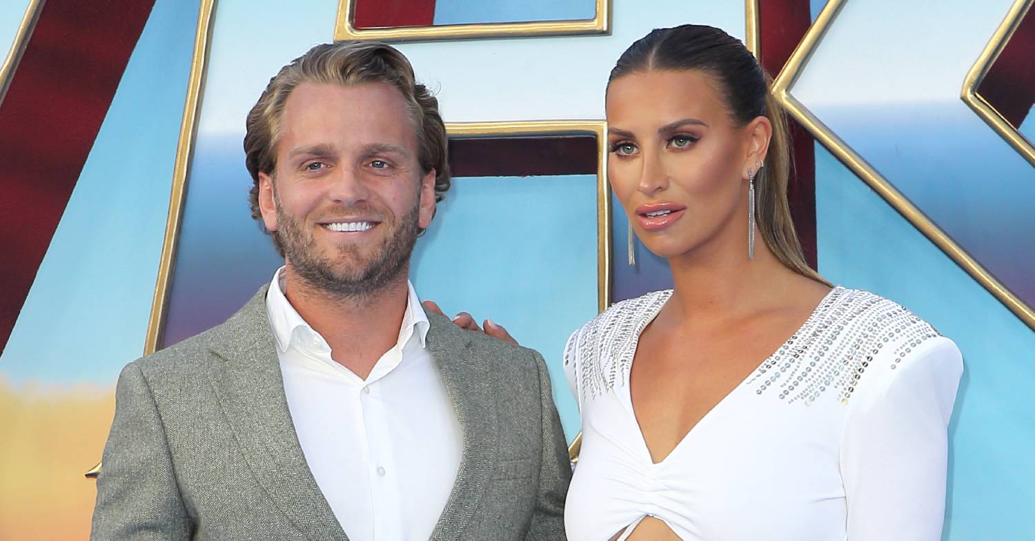 Ferne McCann stand with her boyfriend