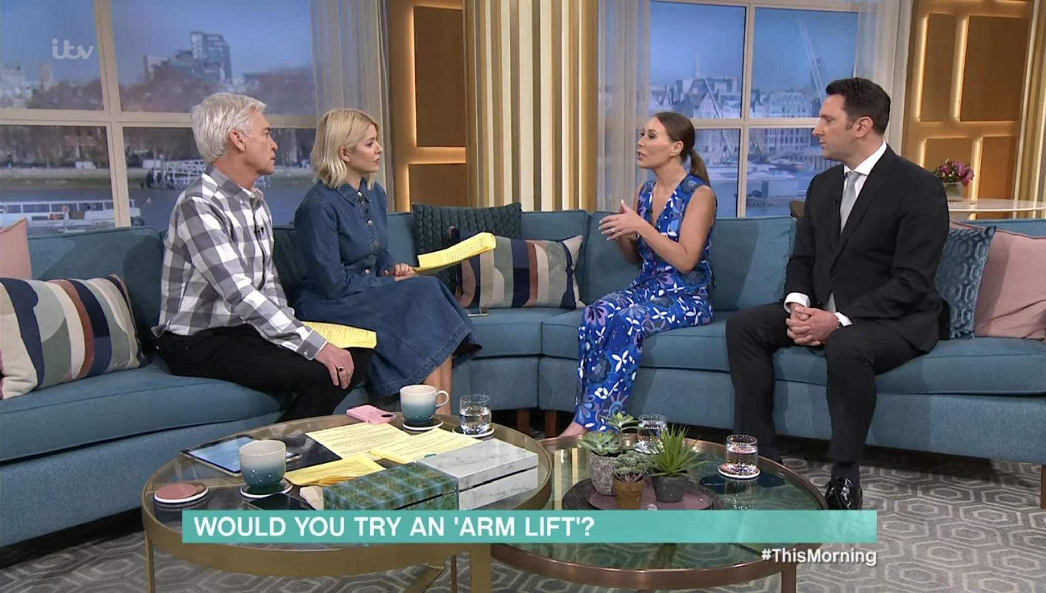 This Morning discussion about arm lifts 