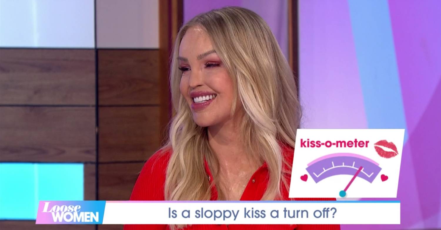 Katie Piper smiles on Loose Women today