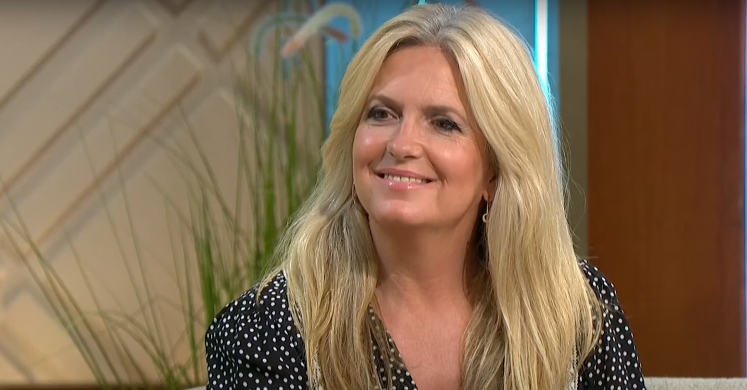 Penny Lancaster smiling on Lorraine