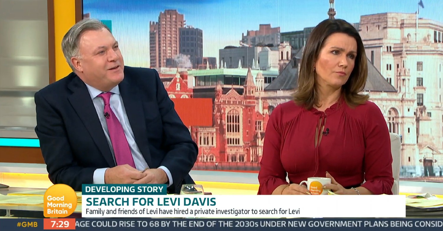 Ed Balls and Susanna Reid on GMB today 