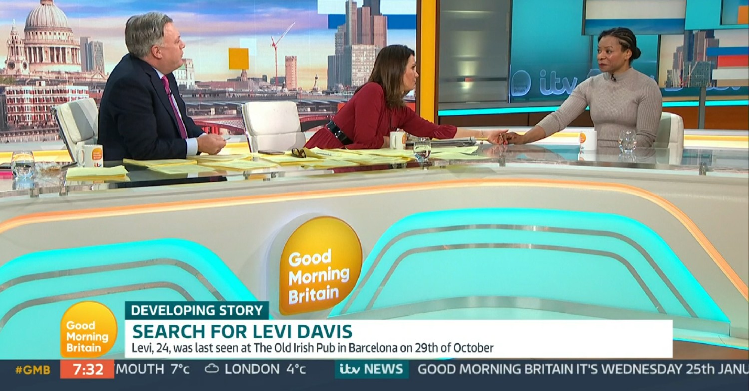 Ed Balls, Susanna Reid and Julie Davies on GMB today