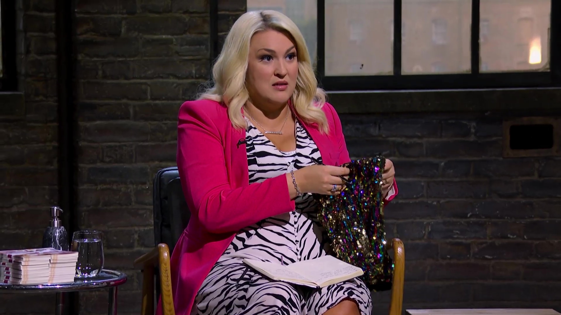 Dragons' Den Sparklebutt disco clothes