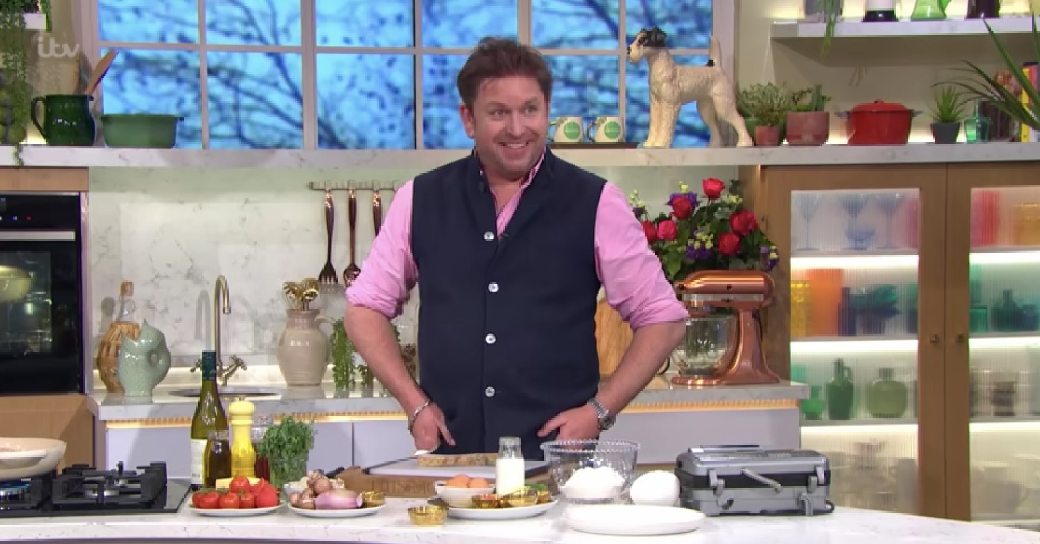 James Martin cooking on This Morning