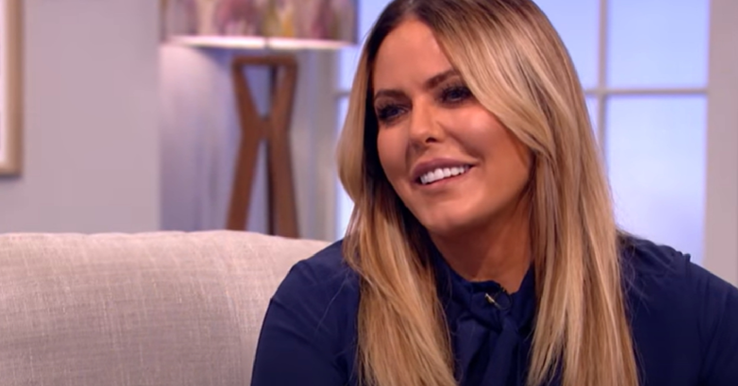 Patsy Kensit is smiling on Lorraine