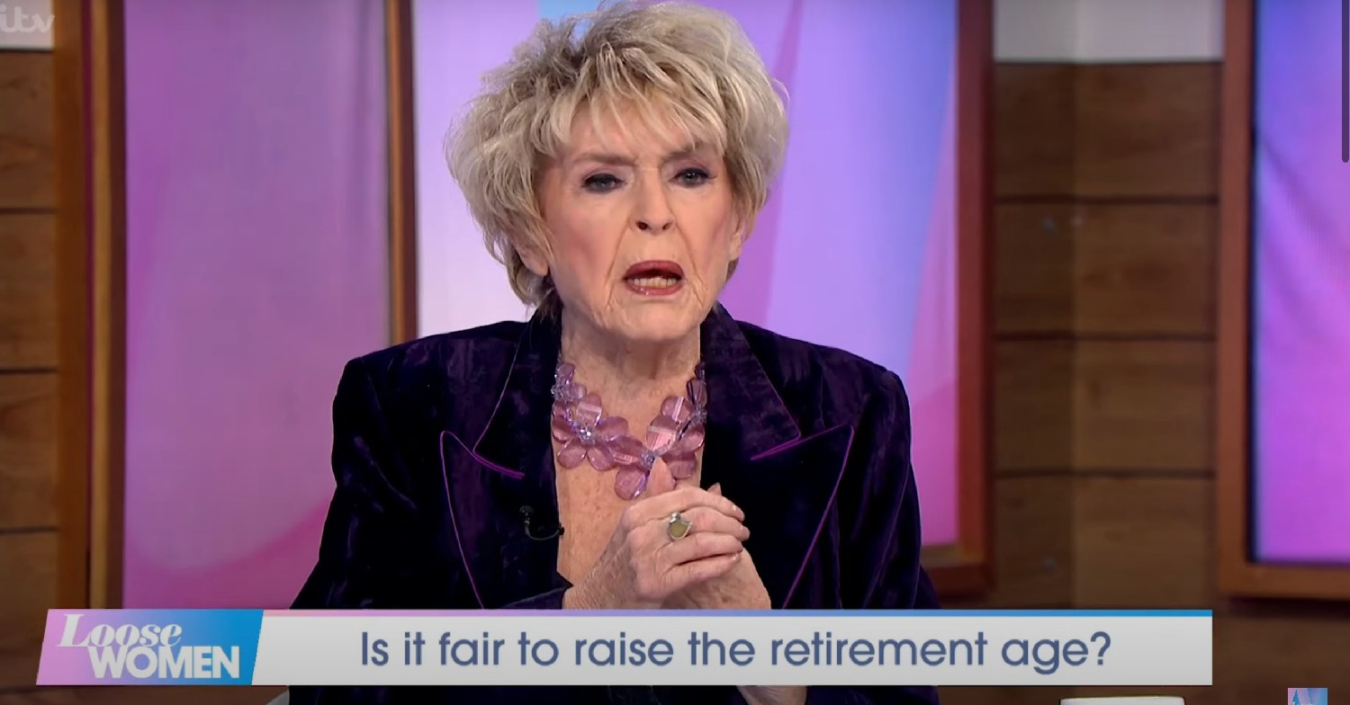 Gloria Hunniford on Loose Women today 