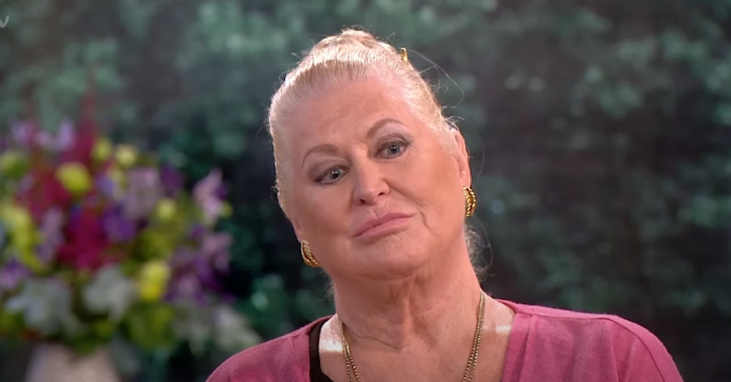 Kim Woodburn looking into distance on This Morning