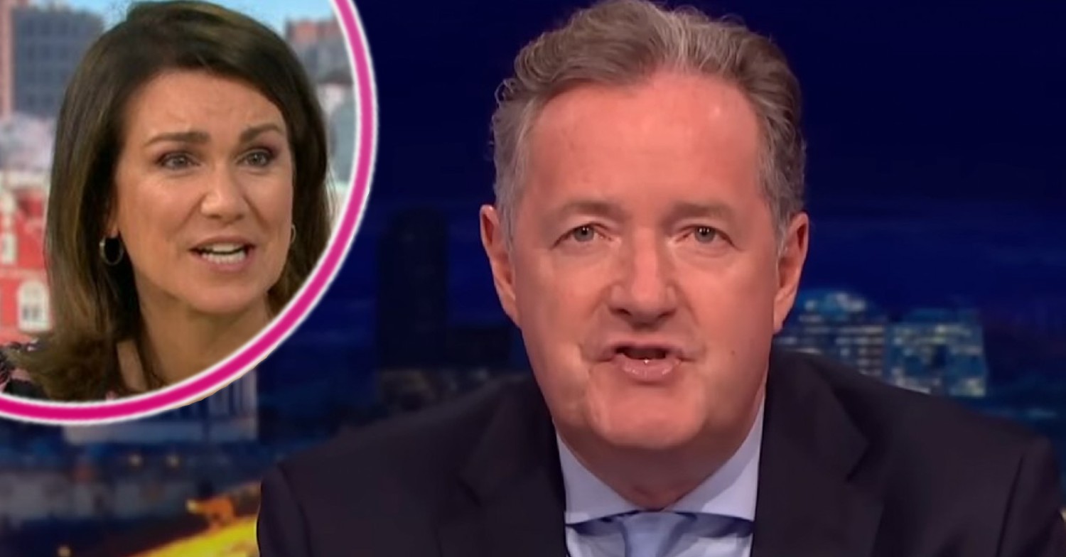 Susanna Reid and Piers Morgan looking shocked