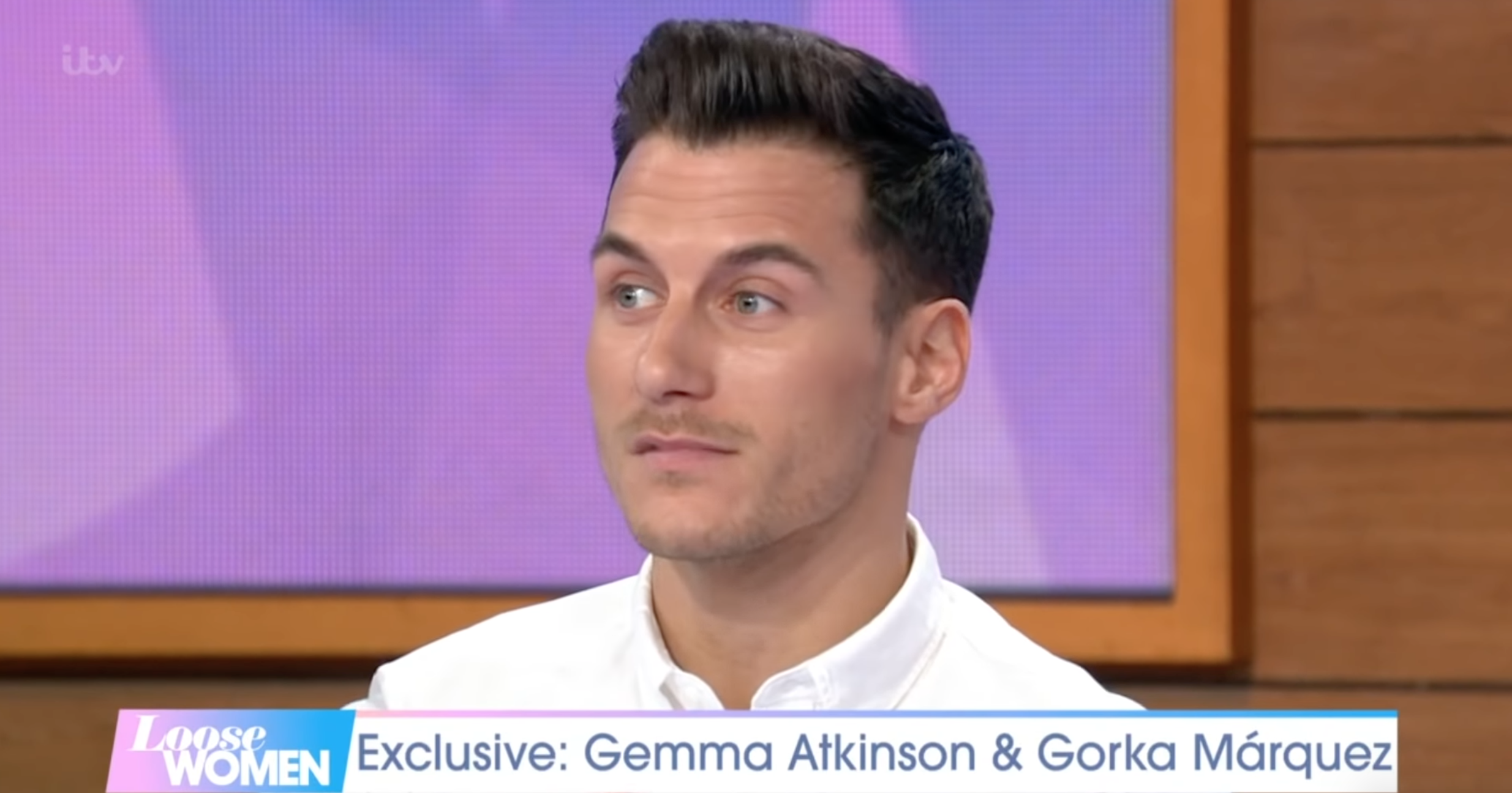 Gorka Marquez being interviewed on Loose Women