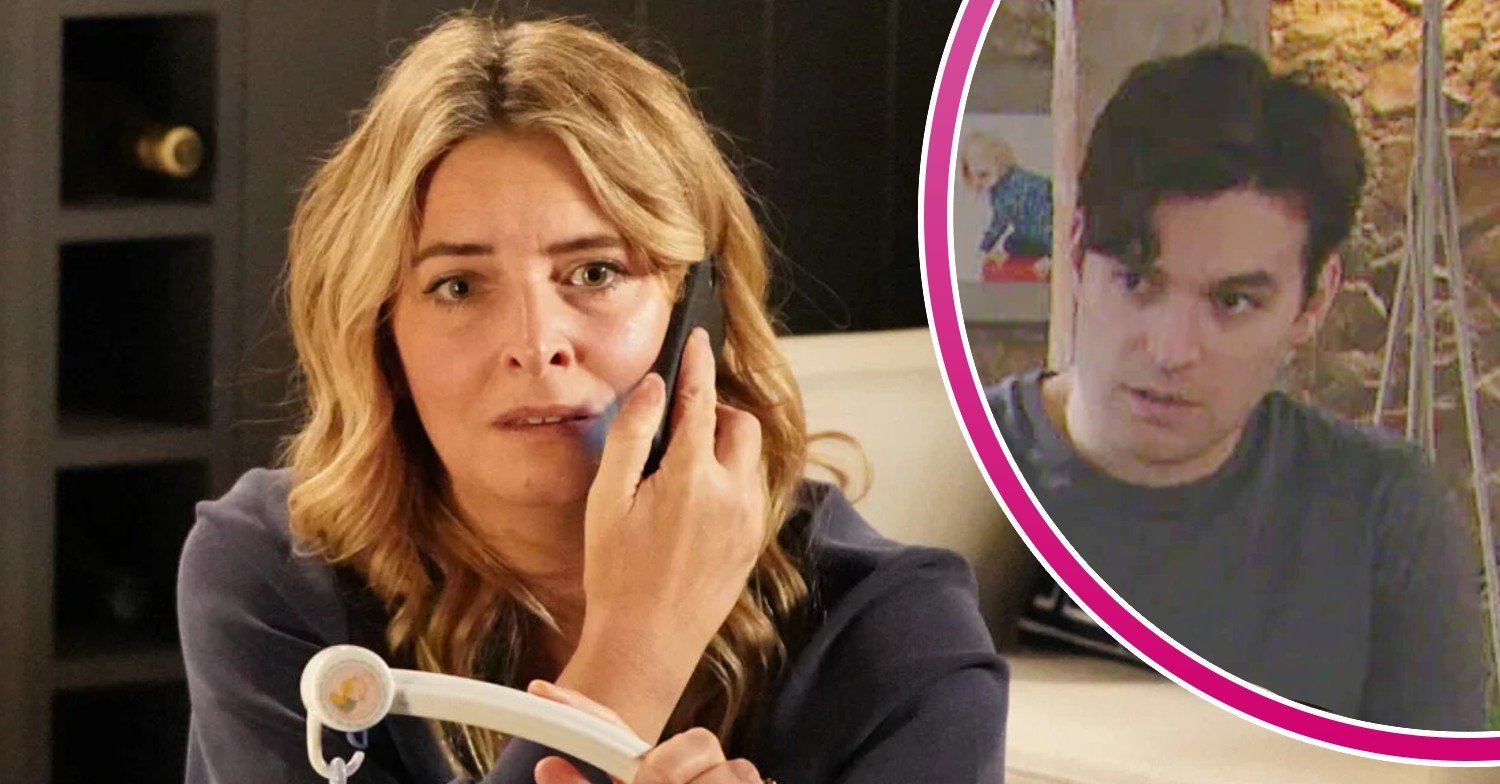 Emmerdale's Charity receives a shocking phone call and Mack looks worried