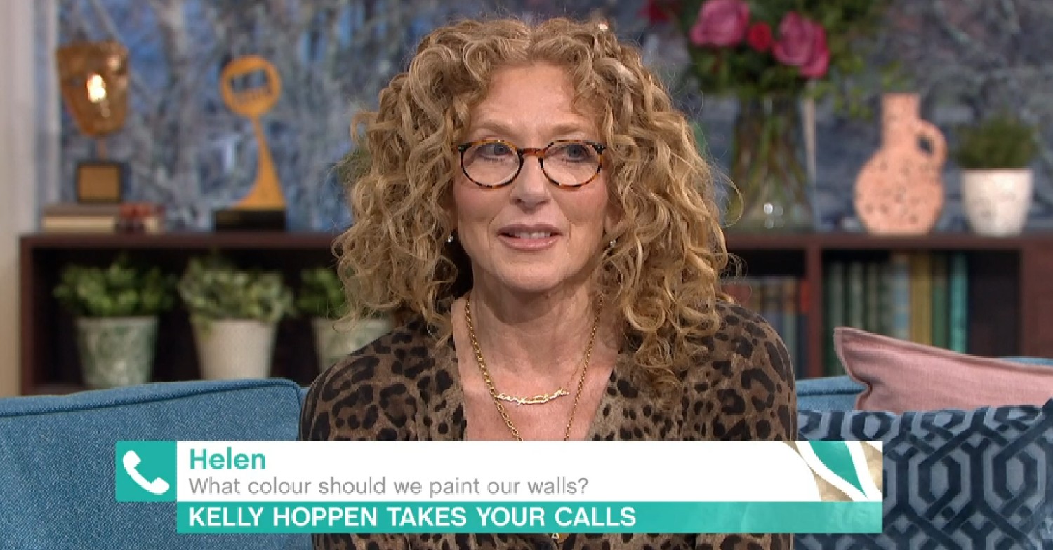 Kelly Hoppen giving viewer advice on This Morning today