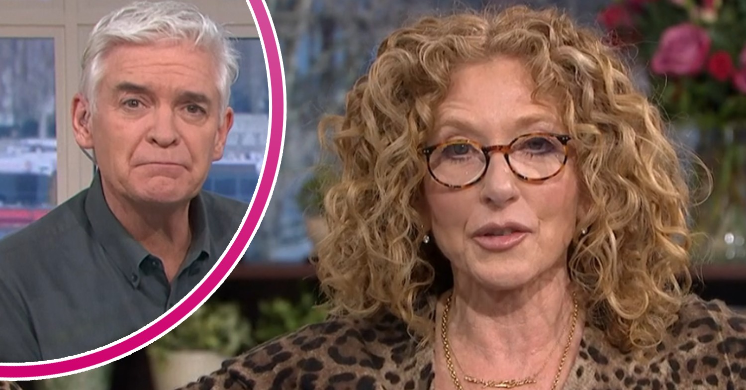 Phillip Schofield and Kelly Hoppen talking on This Morning today