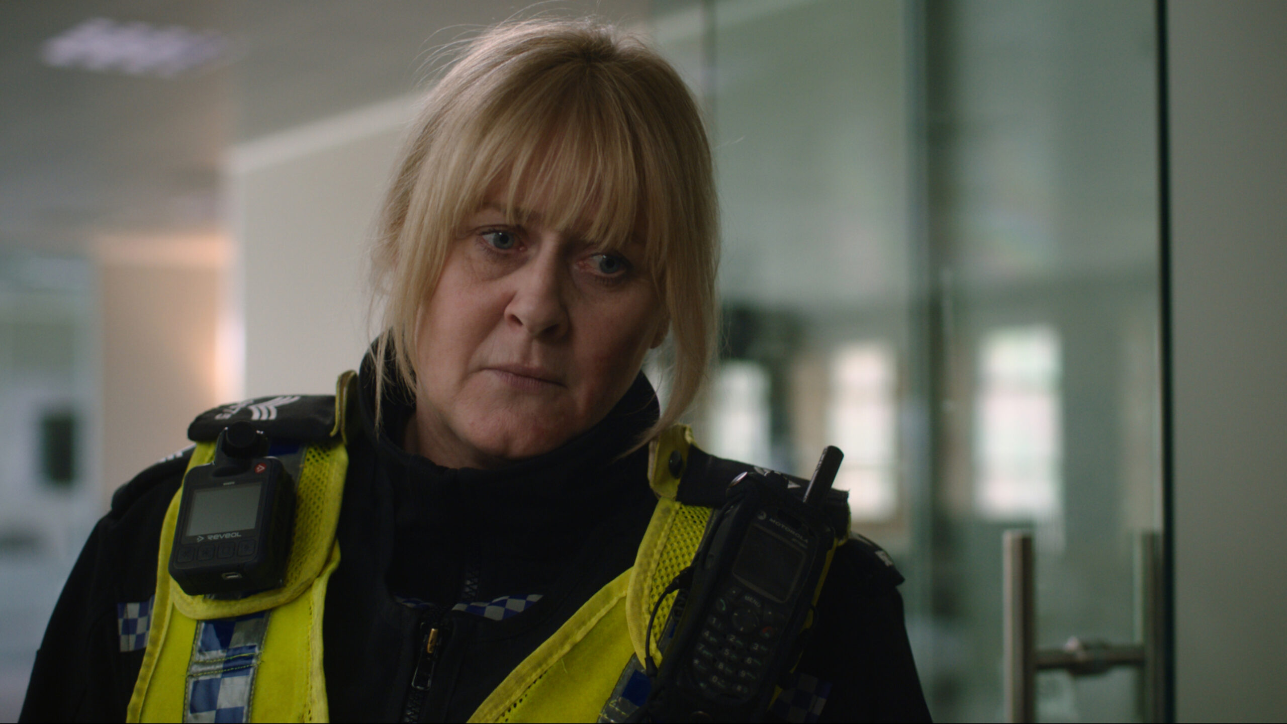 Catherine Cawood frowns in Happy Valley episode 4