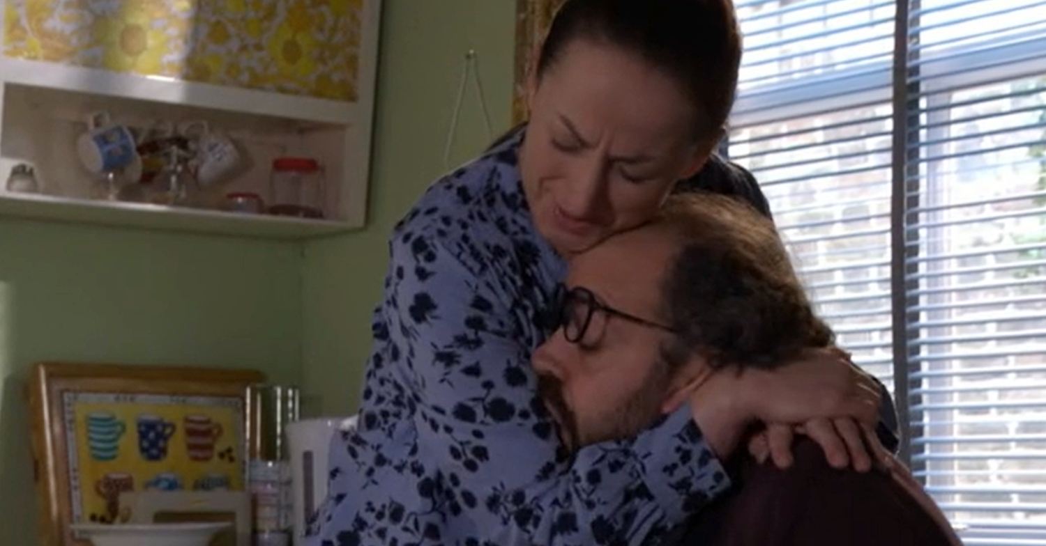 EastEnders: Sonia is hugging Reiss