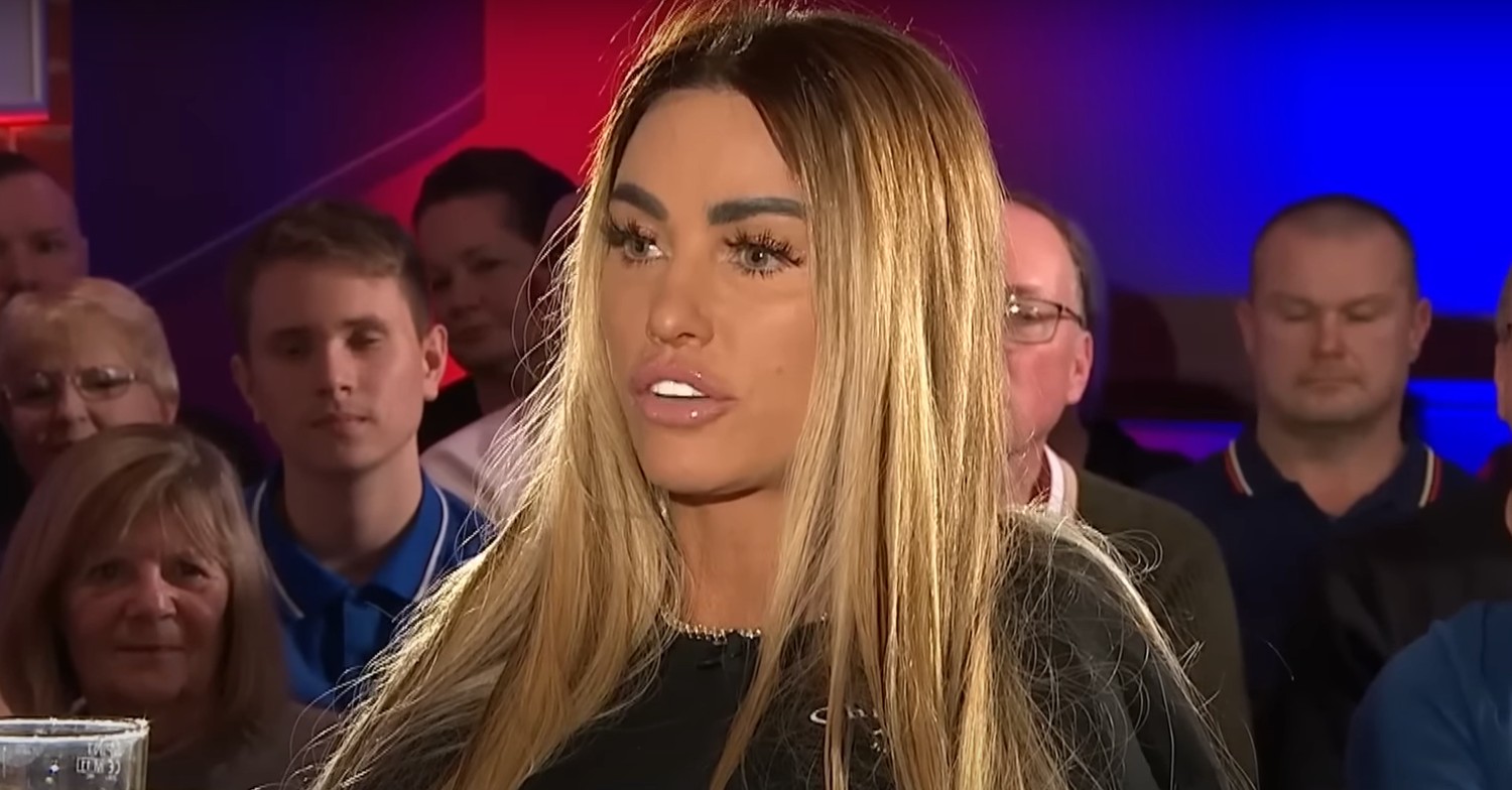 Katie Price talking on GB News