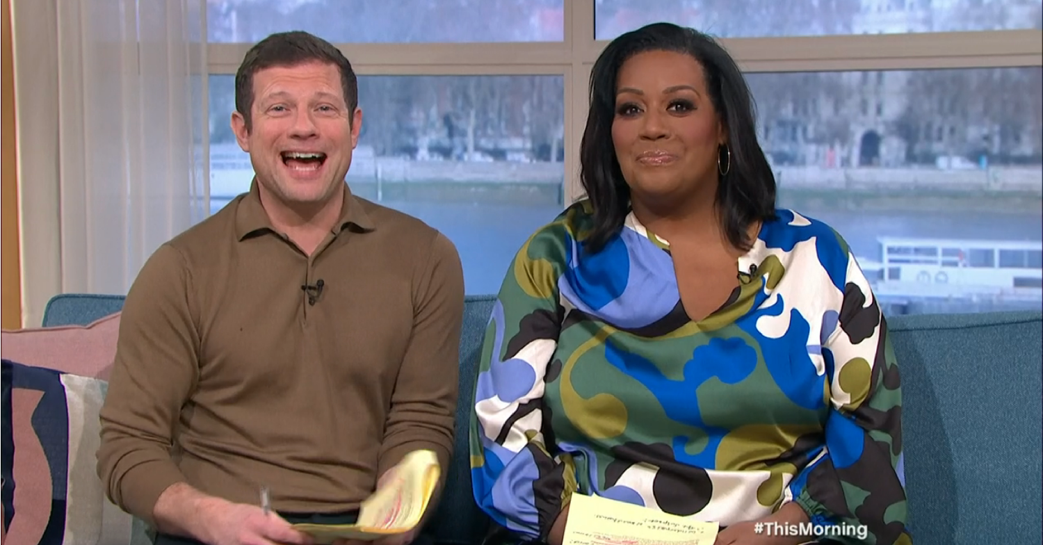 Dermot O'Leary and Alison Hammond on This Morning today 
