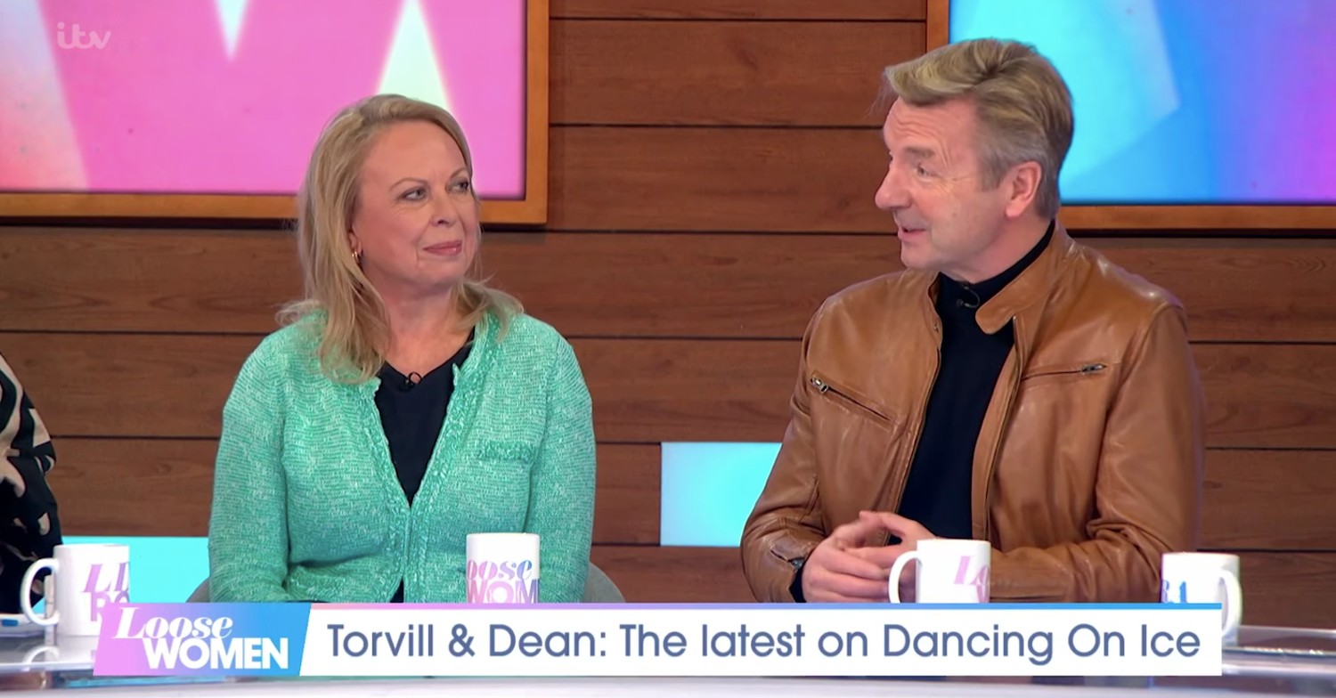 Dancing On Ice stars Torvill and Dean talking about Ekin-Su on Loose Women