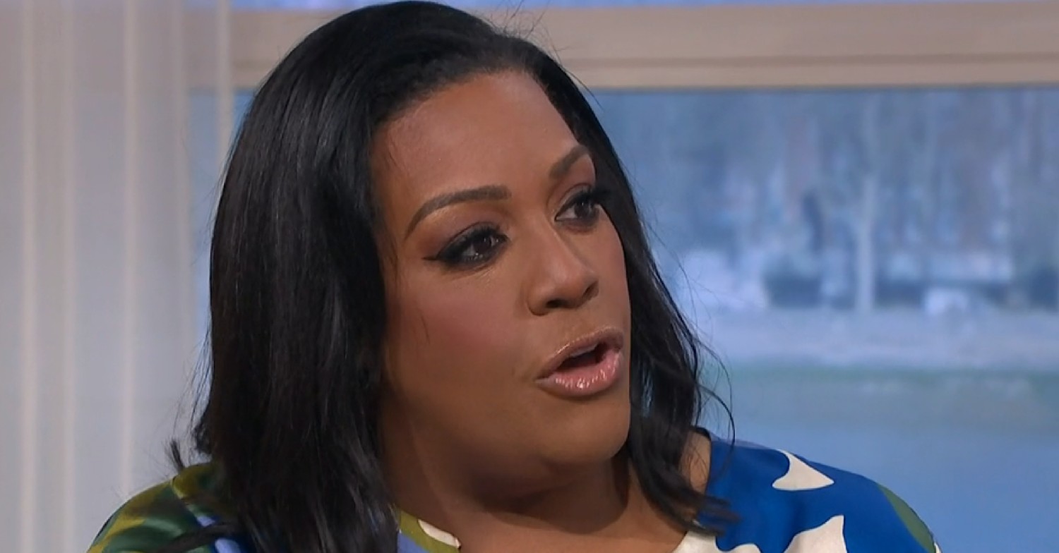 Alison Hammond speaking on This Morning today