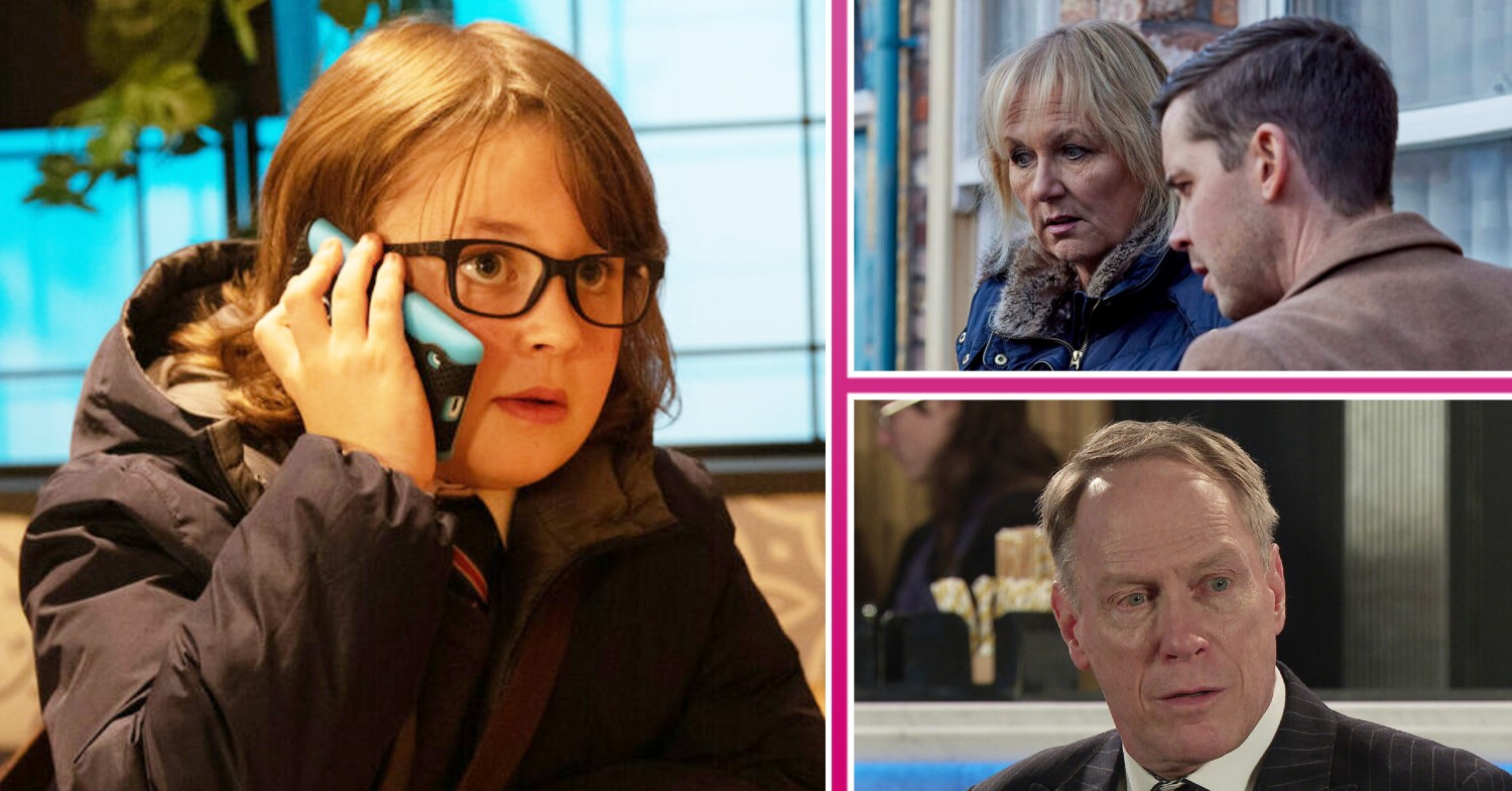 Coronation Street first look: Sam on the phone, Eileen, Todd and Stephen