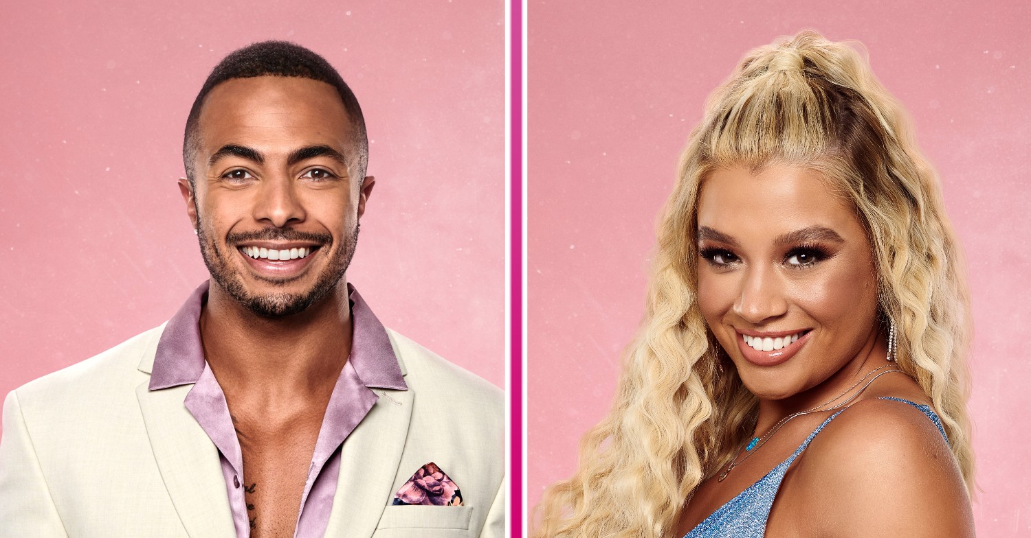 Tyler West and Molly Rainford smiling on Strictly