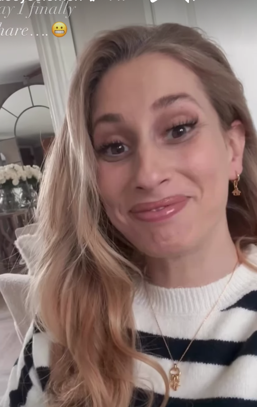 Stacey announced the news on Instagram