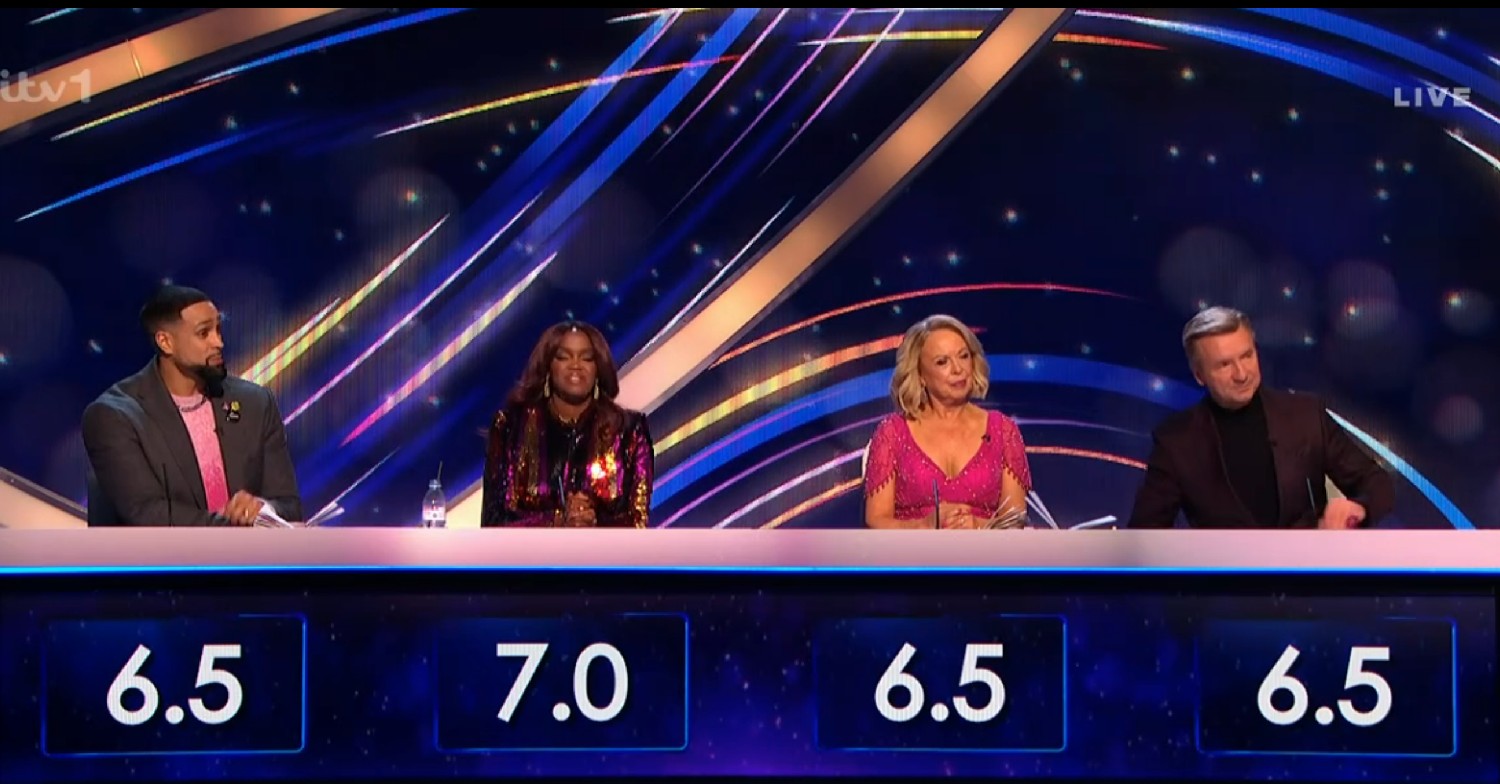 Ashley Banjo, Oti Mabuse, Jayne Torvill, Christopher Dean on Dancing On Ice tonight 
