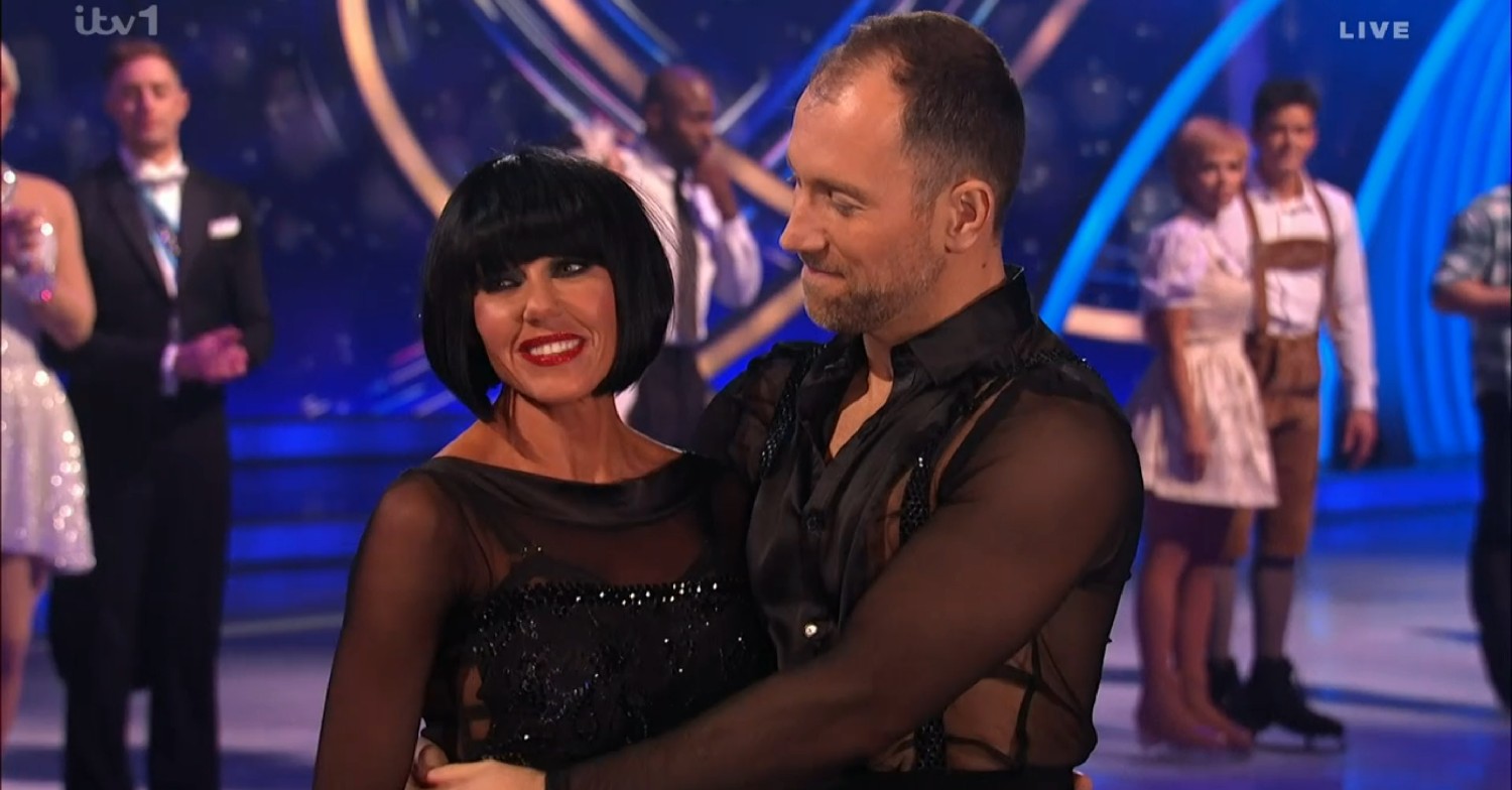 Michelle Heaton and Łukasz Różycki on Dancing On Ice tonight 