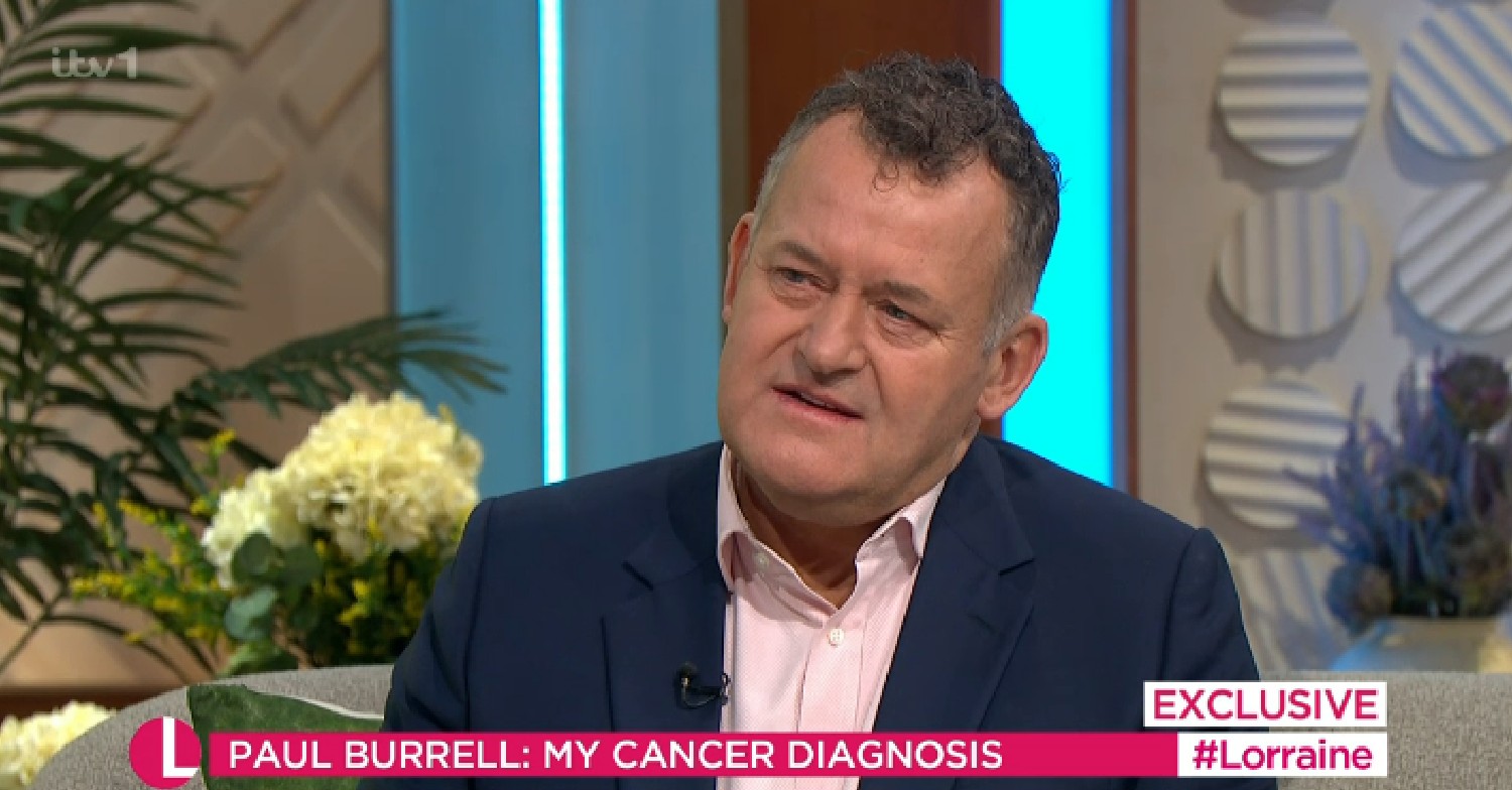 Paul Burrell speaking about cancer diagnosis on Lorraine today