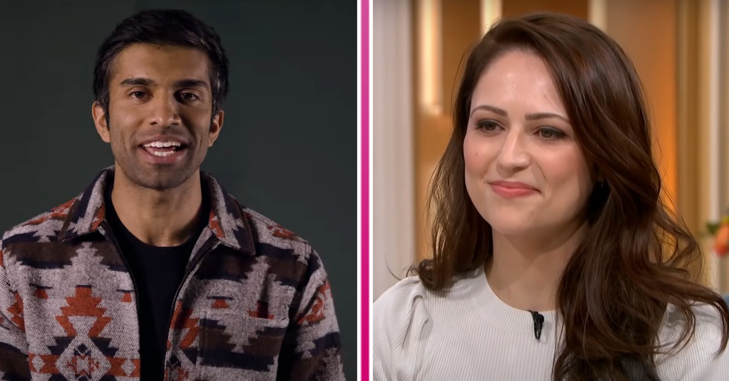 Nikesh Patel and partner Nicola Thorp smiling