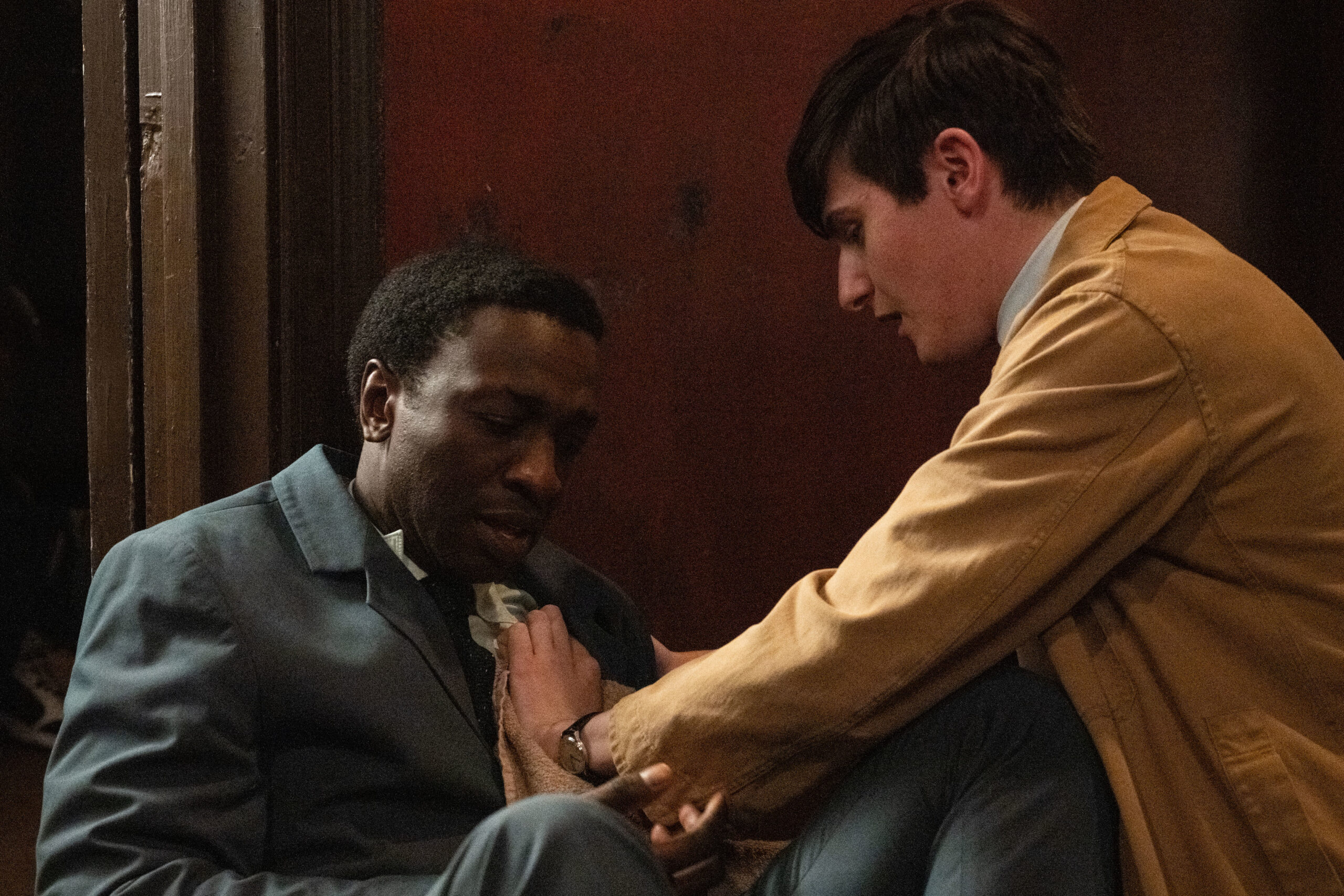 Timmy helps injured Cyril in Call the Midwife