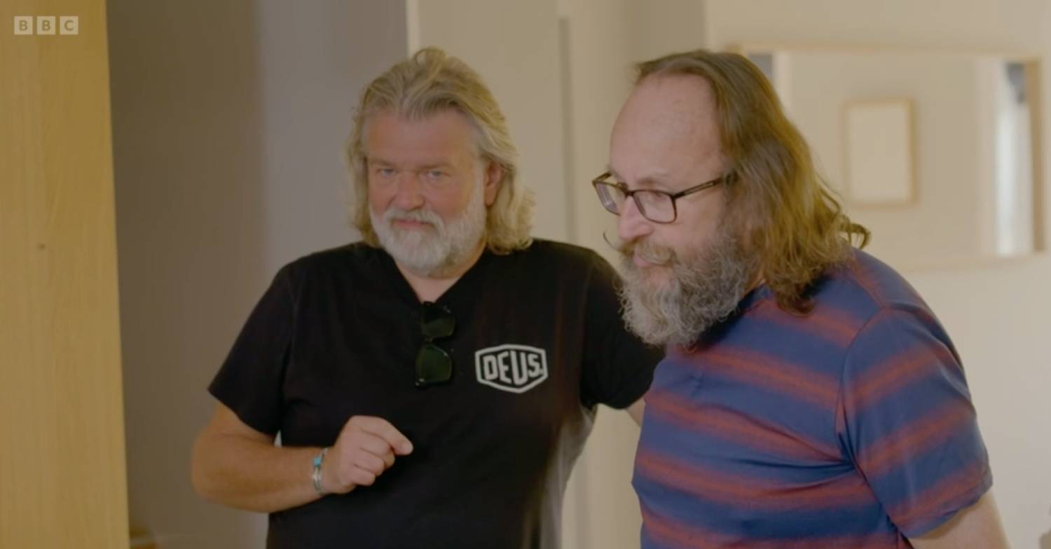 The Hairy Bikers stars Dave Myers and Si King stand together