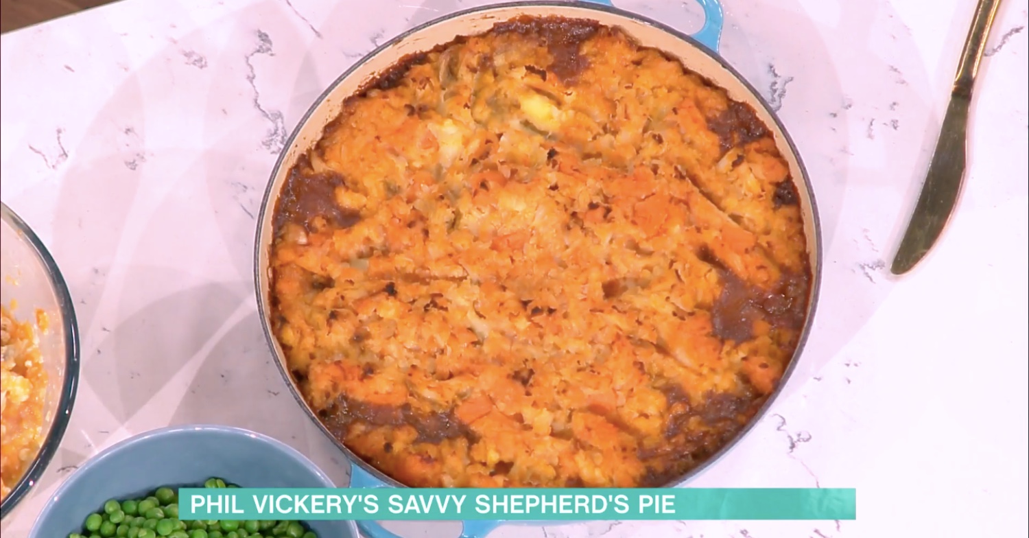 Phil Vickery reveals shepherd's pie on This Morning