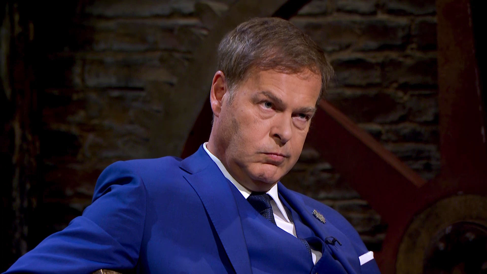 Peter Jones considers a pitch on Dragons' Den