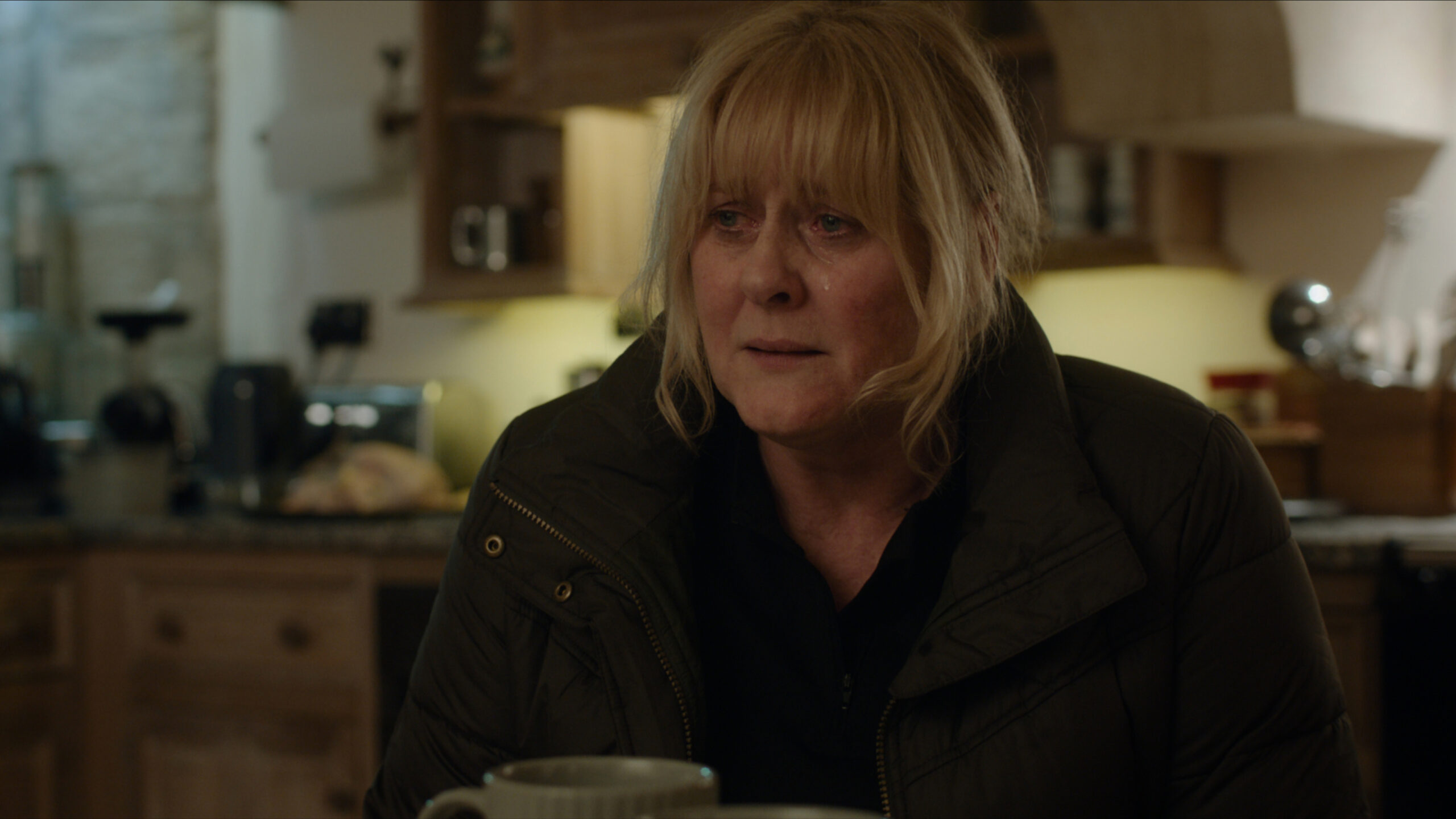 Catherine cries in Happy Valley