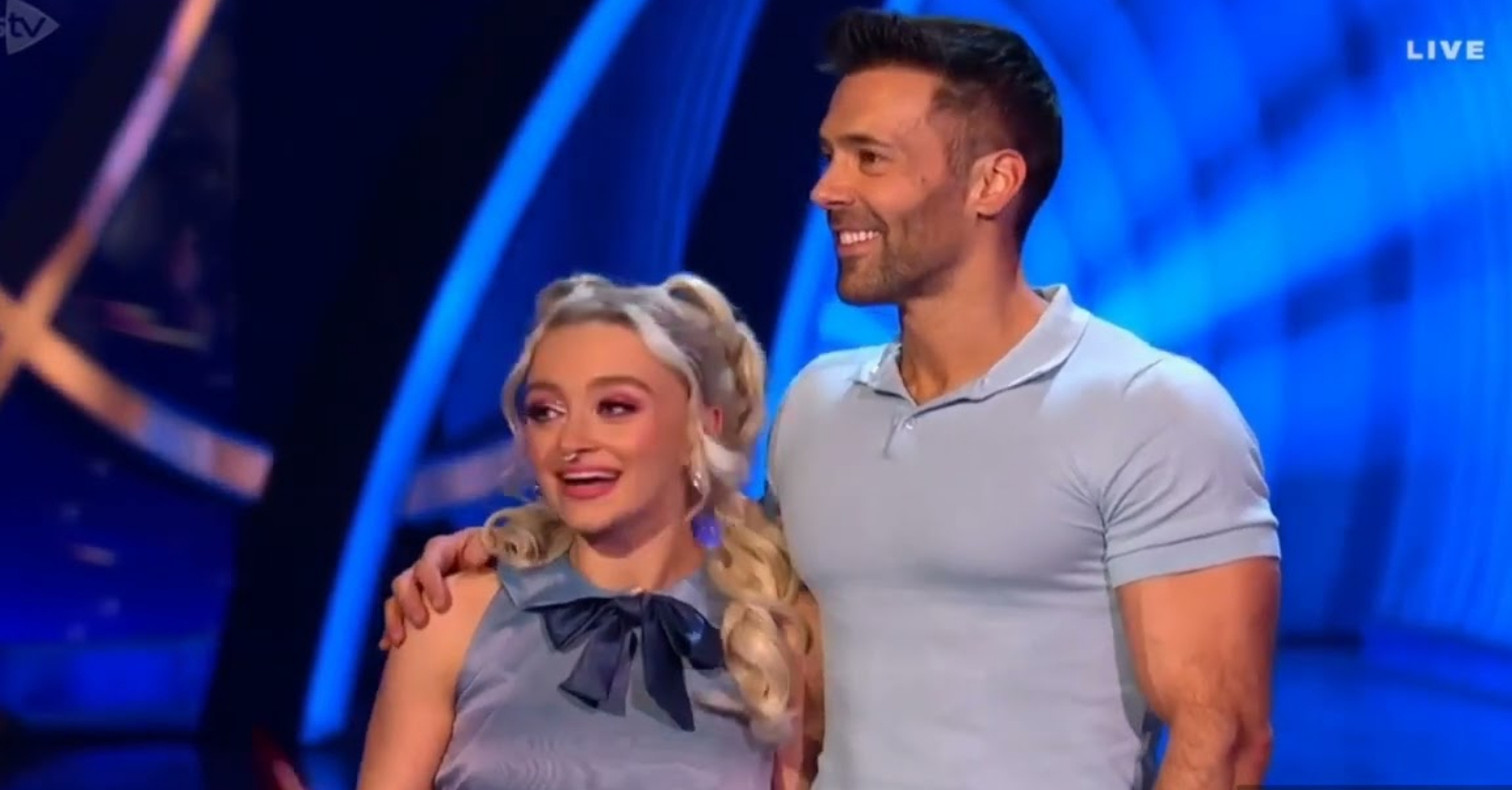 Sylvain Longchambon and Mollie Gallagher on Dancing On Ice 2023