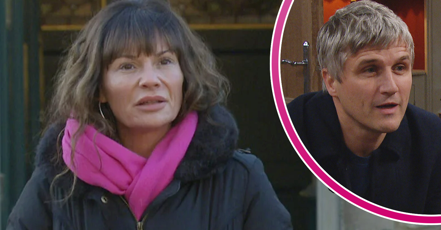 Chas is looking furious and, in a bubble, is Caleb