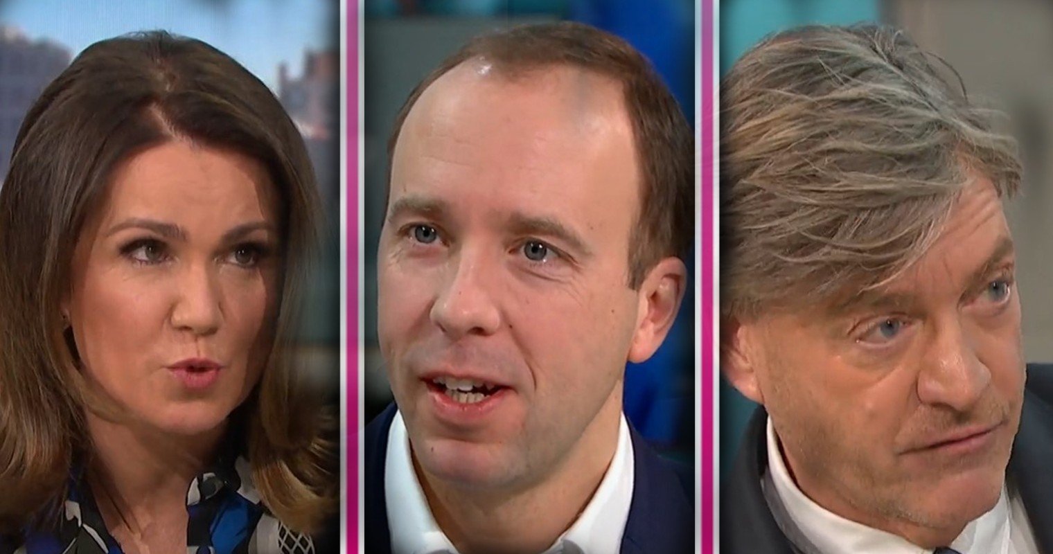 GMB interview with Richard, Susanna and Matt Hancock