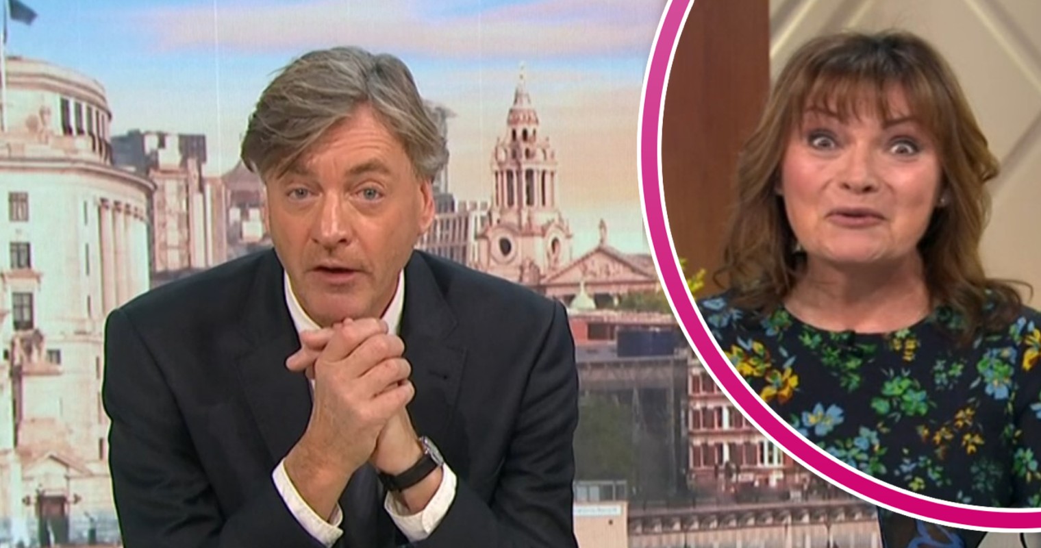 Richard Madeley with Lorraine Kelly on GMB today
