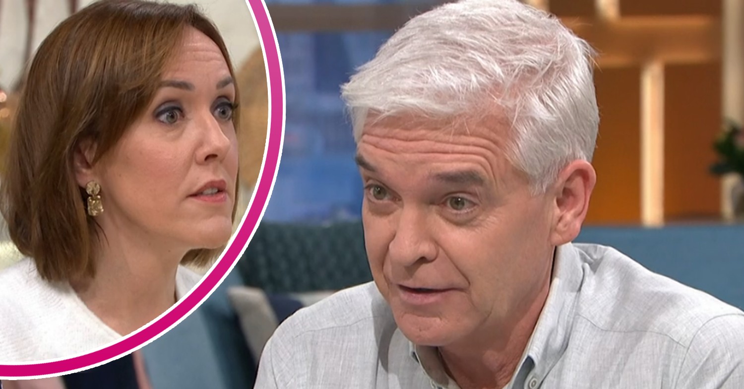 Camilla Tominey and Phillip Schofield on This Morning today