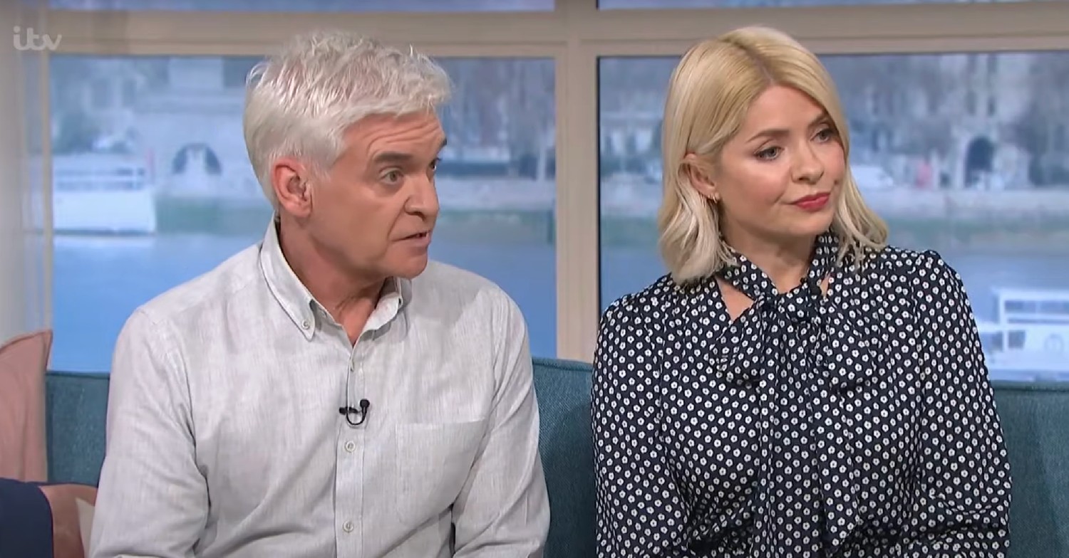 Phillip Schofield and Holly Willoughby on This Morning today 