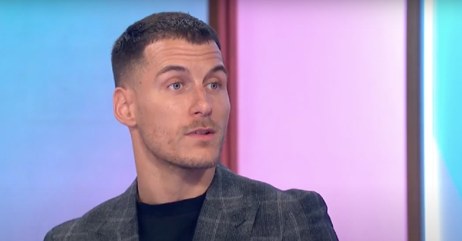 Strictly star Gorka Marquez looking shocked on Loose Women