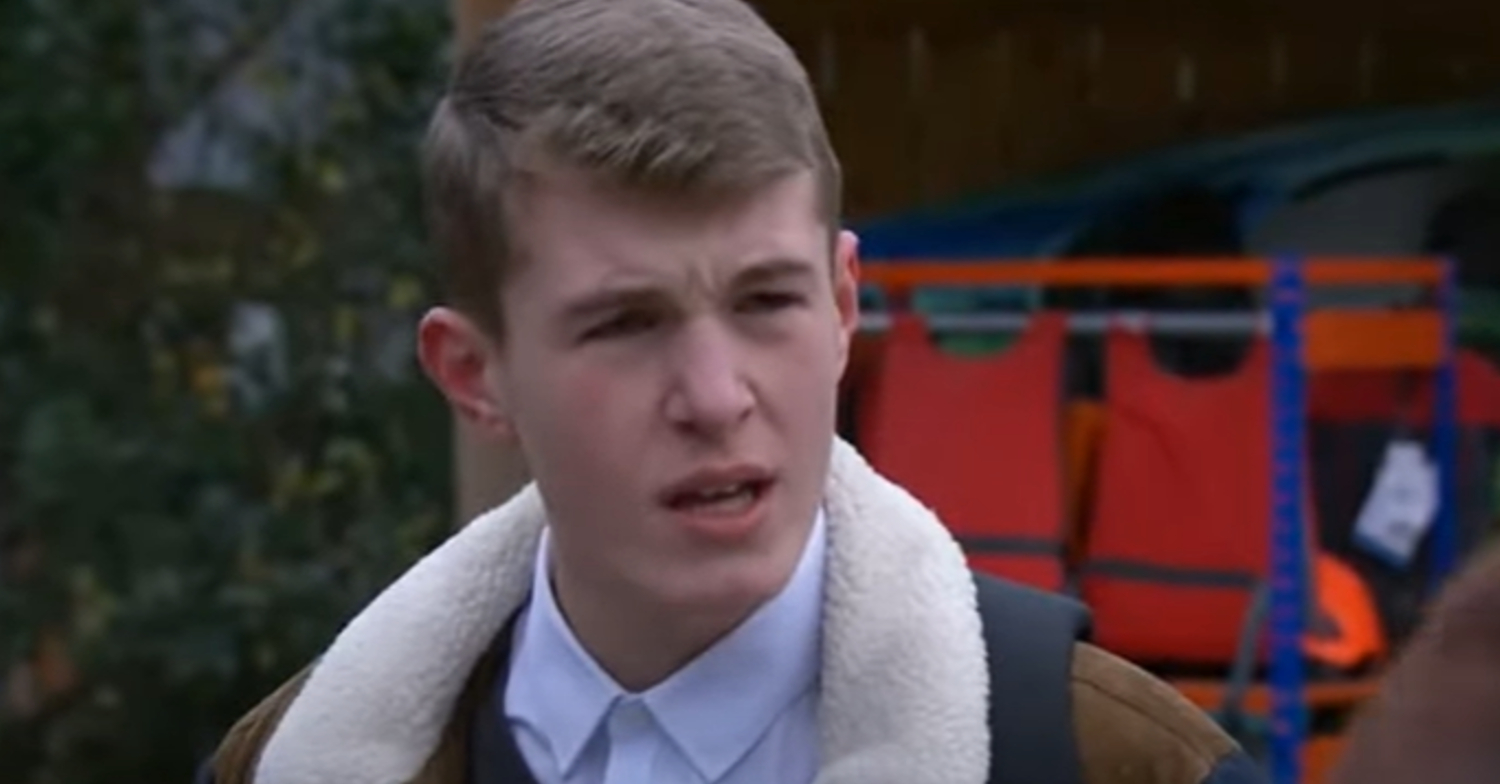 Arthur is looking confrontational in Emmerdale